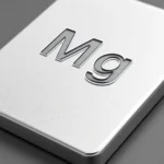 Hõbedane magneesiumi plaat